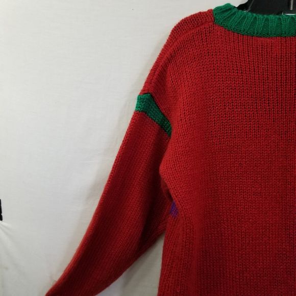 Vintage Design Zone Ugly Christmas Sweater Christmas Tree With Buttons Size Med - Picture 11 of 16